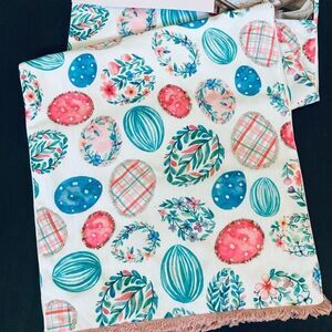 Rachel Zoe Easter Egg Beaded Spring Table Runner